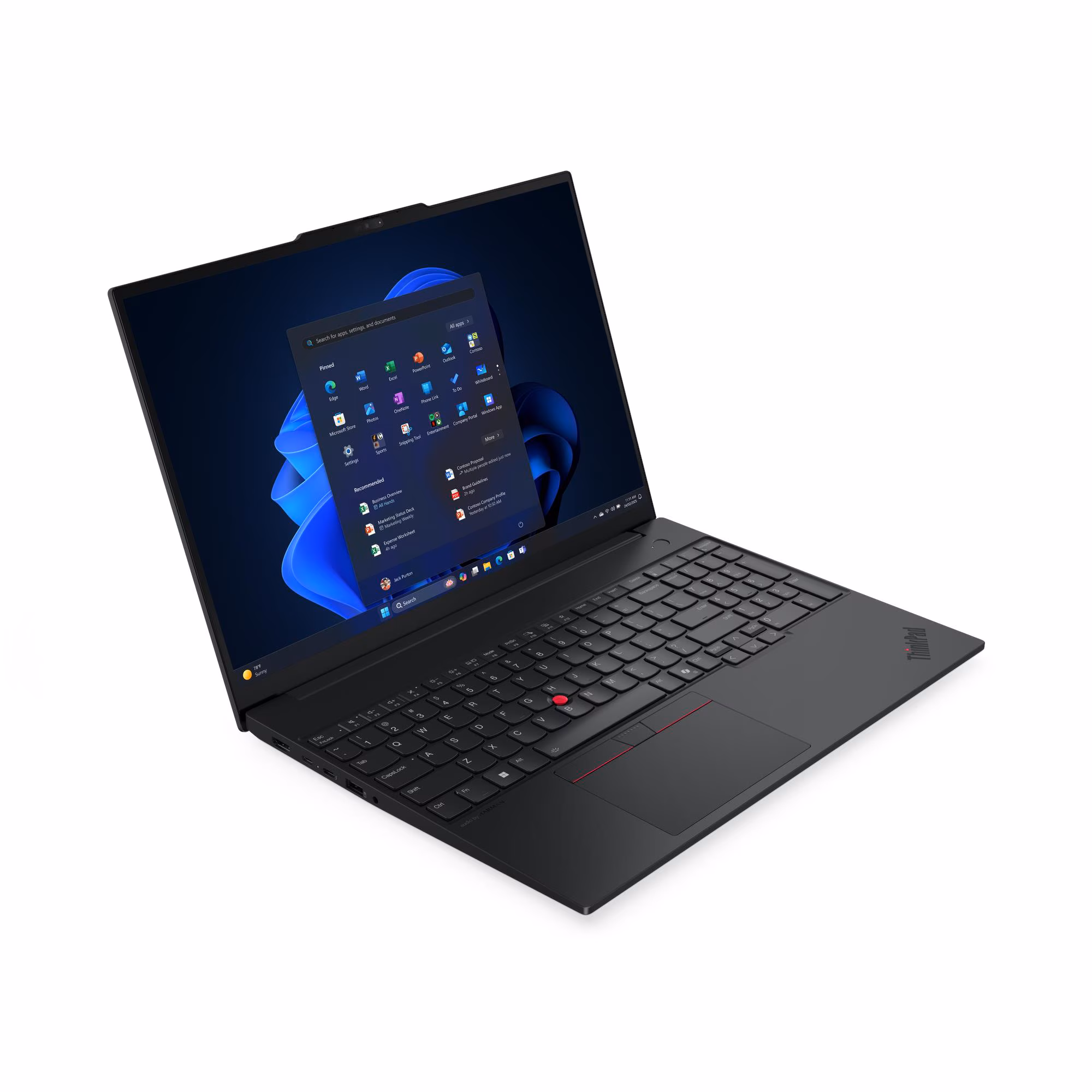 Laptop Lenovo ThinkPad E16 Gen 3 (21SR002LVA)(Ultra 7-255H, 16GB, 512GB, NoOS, 16.0FHD, Đen)