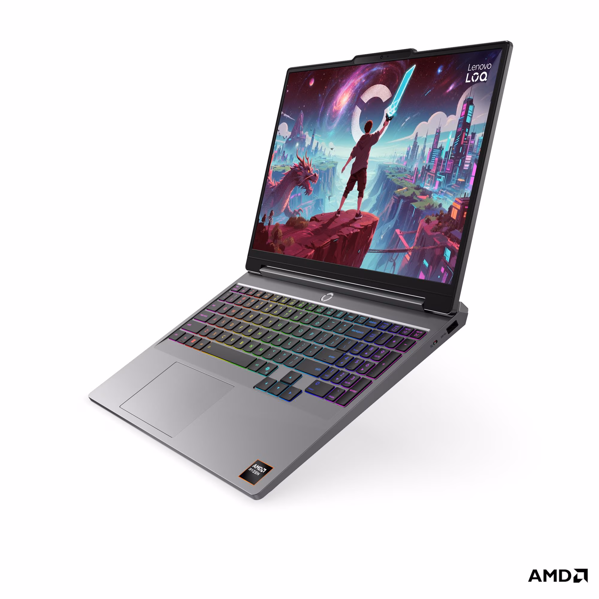 Lenovo LOQ 15AHP11 (83TN0040VN) (Ryzen 7 250, 16GB , 512GB, RTX 5050_8GB, 15.3FHD 165Hz, W11H, Xám)