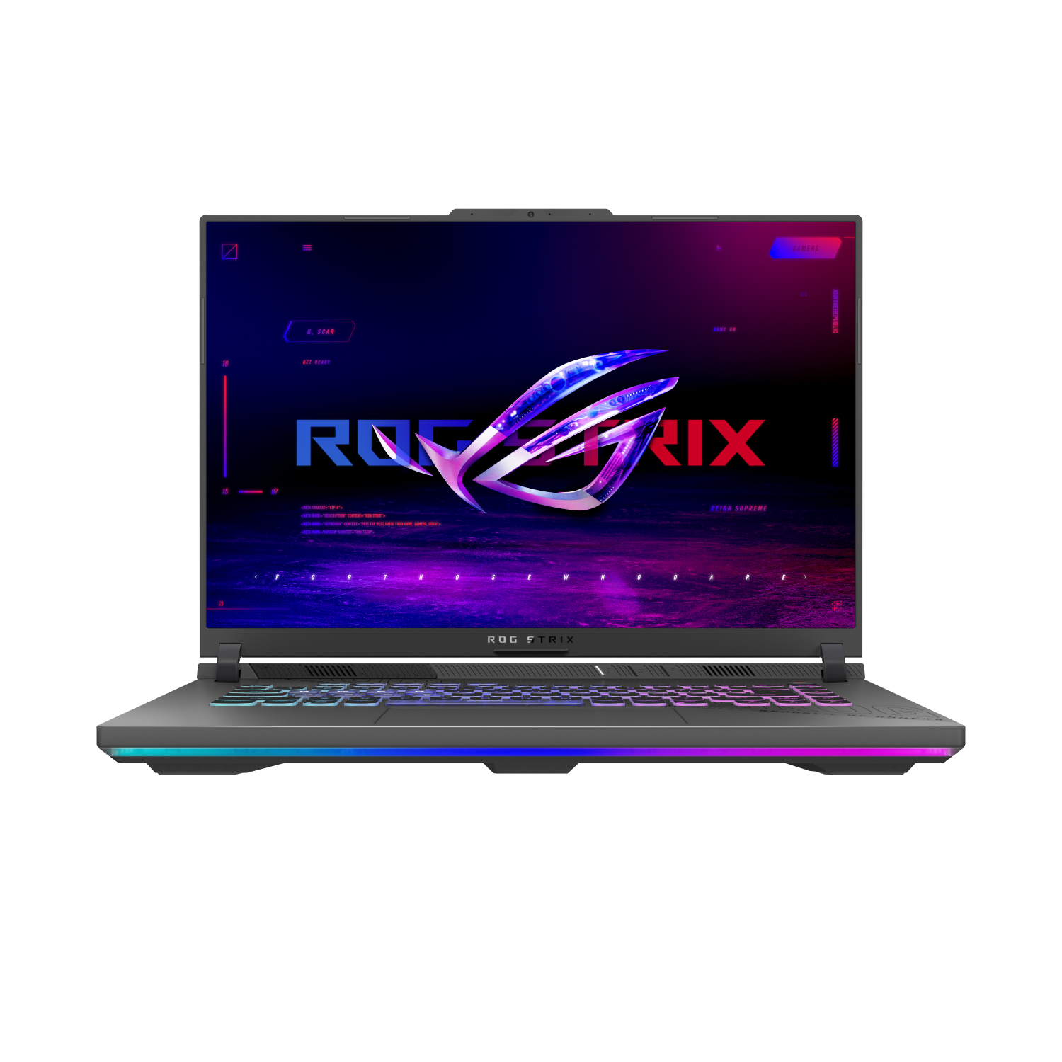 Laptop ASUS ROG Strix G16 (G614PM-TS147W)(Ryzen 9-8940HX, 16GB, 512GB, RTX 5060_8GB | 16.0 2.5K 300Hz, W11H, Xám)