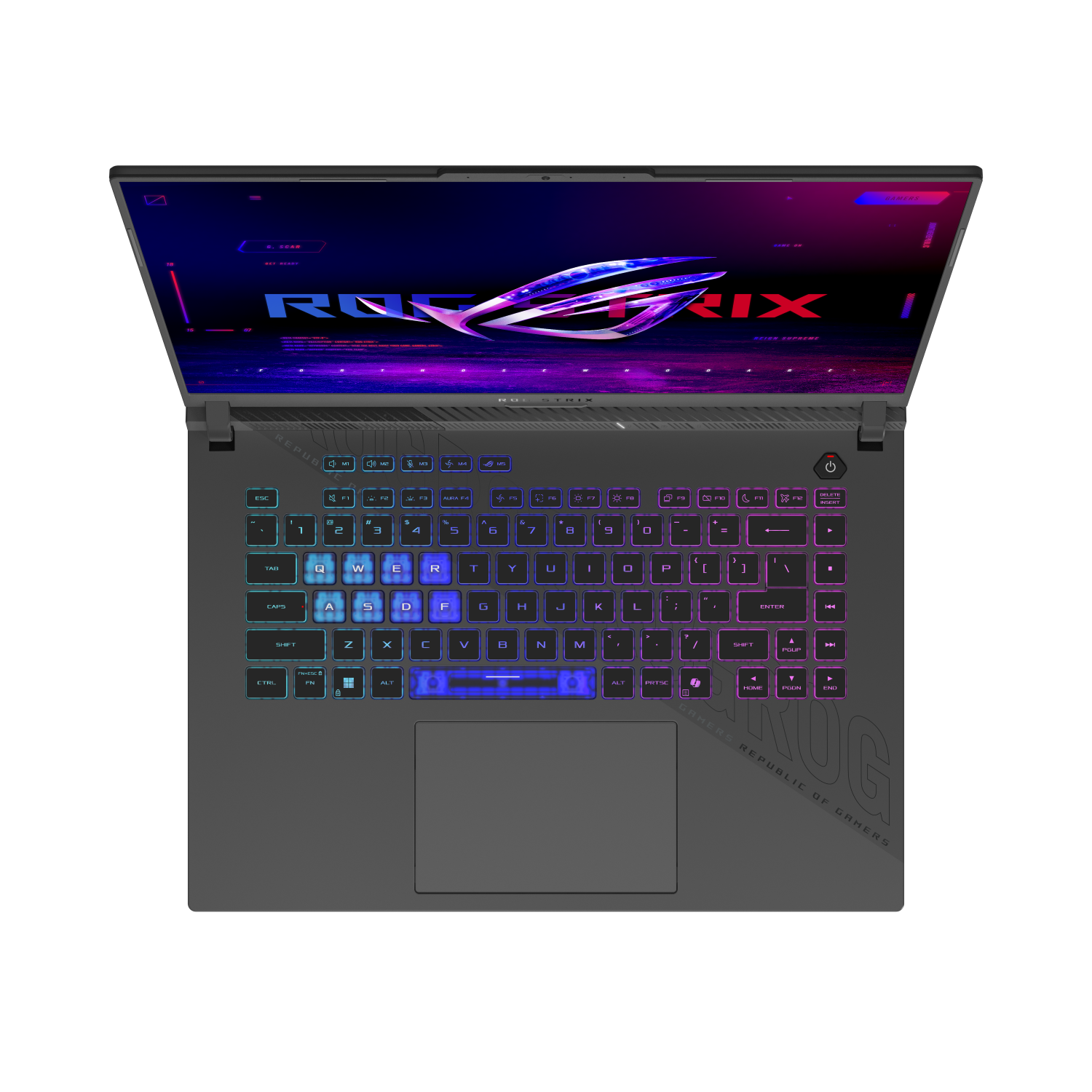 Laptop ASUS ROG Strix G16 (G614PM-TS147W)(Ryzen 9-8940HX, 16GB, 512GB, RTX 5060_8GB | 16.0 2.5K 300Hz, W11H, Xám)
