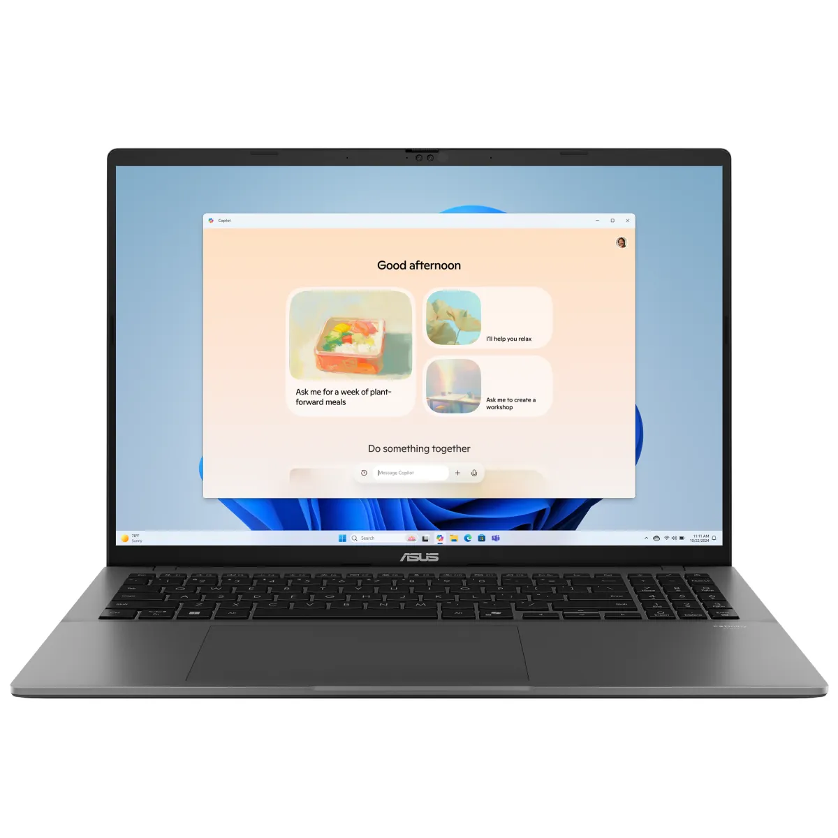 Laptop Asus Vivobook S16 (S3607QA-SH040WS) (Snapdragon X-X1-26-100/16GB/512GB/W11H/16.0FHD/Xám Đen)