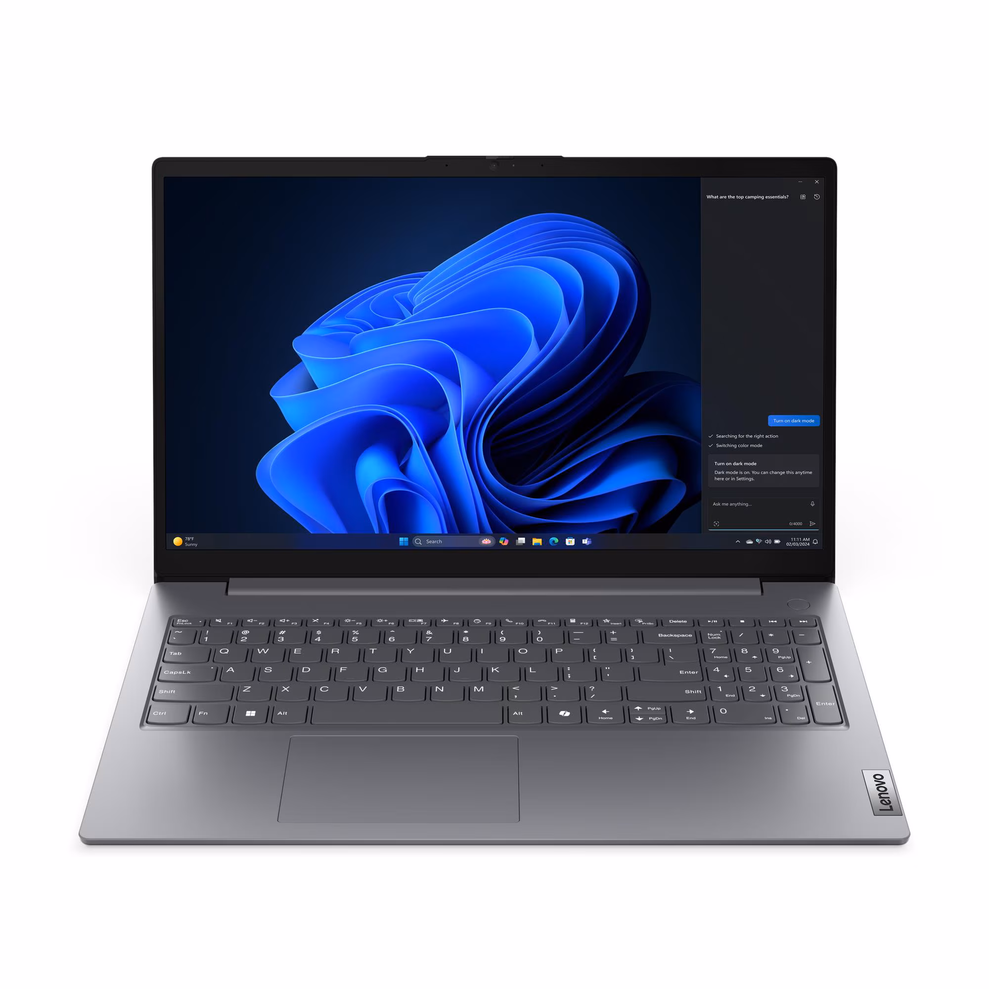 Laptop Lenovo V15 G5 IRL (83HF00BYVN)(Core i5-13420H, 16GB, 512GB, W11H, 15.6FHD, Xám)