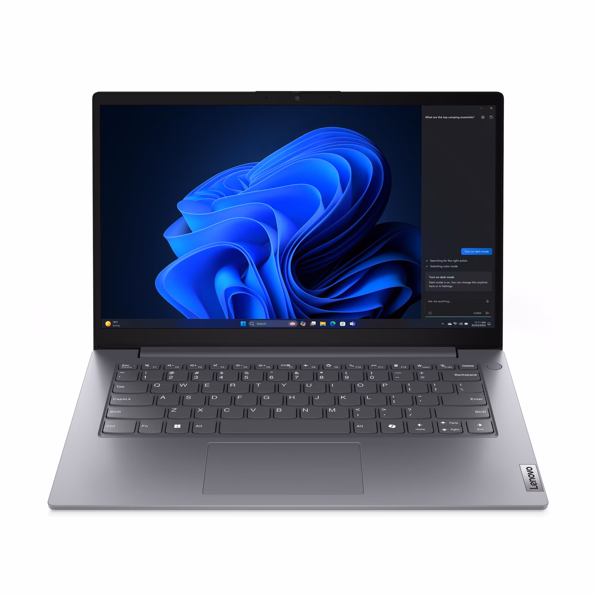 Laptop Lenovo V14 G5 IRL (83HD003DVA)(Core 7-240H, 16GB, 512GB, NoOS, 14.0FHD, Xám)