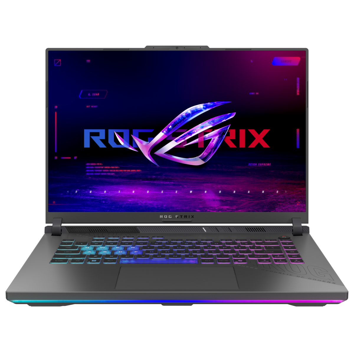 Laptop ASUS ROG Strix G16 (G614PH-RV176W)(Ryzen 9-8940HX, 16GB, 512GB, RTX 5050_8GB, 16.0FHD+ 165Hz , W11H, Xám)