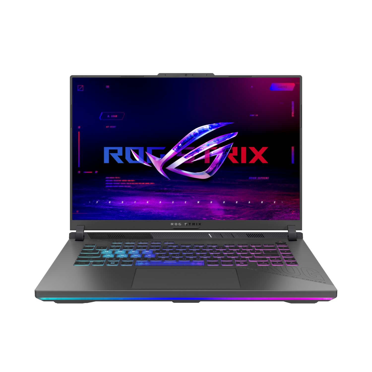Laptop ASUS ROG Strix G16 (G614PM-TS147W)(Ryzen 9-8940HX, 16GB, 512GB, RTX 5060_8GB | 16.0 2.5K 300Hz, W11H, Xám)